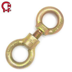 HLM échantillon gratuit tête anneau boulon à oeil acier inoxydable acier au carbone zingué galvanisé finition polie DIN582 écrou à oeil de levage - Product Image 4