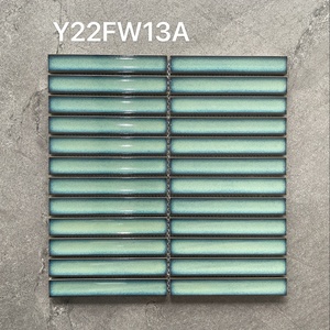 Mosaico Cerámico Cuadrado Moderno con Acabado Esmaltado de Colores Mixtos, <span class=keywords><strong>Tipo</strong></span> Tira, Tamaños de Lámina 300x300mm para <span class=keywords><strong>Parquet</strong></span> de Vestíbulo de Hotel - Product Image 6