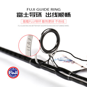 1,8 m Todas las piezas Fuji de Japón Cinta cruzada en todas las cañas de pescar Fibra de carbono - Product Image 3