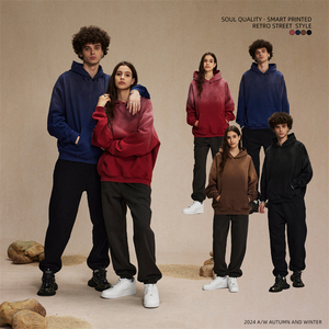 Venta caliente de alta calidad de peso pesado 100% algodón Unisex 450 Gsm colores de gran tamaño Drop Shoulder sudaderas con capucha desgastadas - Product Image 4