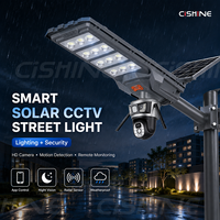 Lampe solaire tout-en-un Cishine Factory Wholesale IP65 300w avec caméra de surveillance CCTV, 4G/Wifi sans fil, étanche