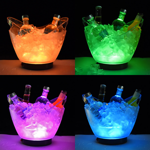 USB Charging Champagne Bar Beer Wine <strong>Drinks</strong> Box LED <strong>Ice</strong> Cooler <strong>Bucket</strong> for Jeptha Creed Tuthilltown Spirits Luksusowa - Product Image 1