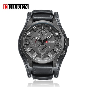 Reloj de Pulsera de Cuero Curren 8225 para Hombre, Reloj Deportivo de Moda con Cronógrafo, Movimiento de Cuarzo Japonés - Product Image 4