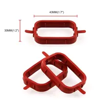 Tapones para reparación de aletas en blanco de remolino diésel, Kit de eliminación con juntas de colector de admisión de aire de 6X33MM, pieza M57 530D 330D 335D X5 X6