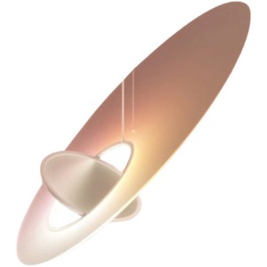 Lámpara de Techo de Diseño Nórdico para Restaurante de Hotel, Estilo Vía Láctea, OVNI, Luna, Ambiente Cobre, para Sala de Exposiciones - Product Image 1