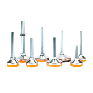 Pieds de nivellement robustes en acier zingué M8 M10 M12 M16 pour armoires - Product Image 4
