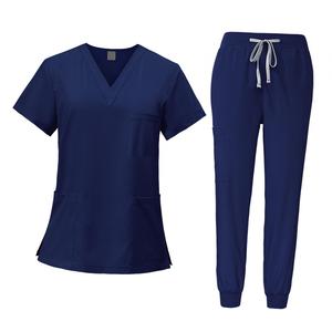 Set da donna lavabile in lavatrice abbigliamento da lavoro da infermiera per uso salone di bellezza - Product Image 6