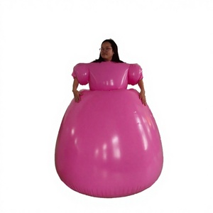 Disfraz Inflable de PVC Personalizado con Forma de Balón de Ejercicio Rosa de 160 cm de Altura para Publicidad - Product Image 4