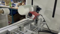 Impresora TPM multicolor de papel y plástico PP PET Cup máquina de serigrafía con registro de color