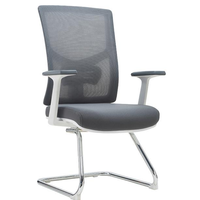 Chaise de bureau ergonomique moderne à hauteur réglable et pivotante en maille