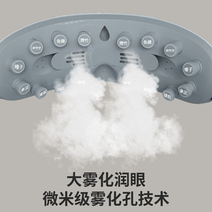 Masque de massage oculaire JIAHANG avec thérapie par vapeur et chaleur, sans fil, rechargeable par USB, pour les soins des yeux à domicile - Product Image 3