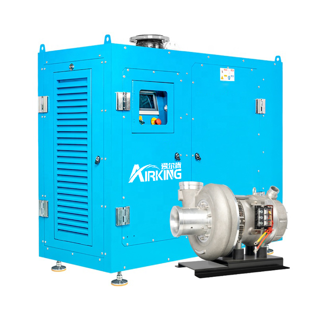 AIRKING 150HP 110KW 0.25MpaG Oil-Free Blower Compressor Maglev Turbo Centrifugal Engine Magnetic Levitation Motor Core Included