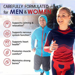 OEM Magnesium glycin at kapseln Vegane Magnesium kapseln Entspannung Magnesium pillen für die Gesundheit von Muskeln und Nerven - Product Image 3