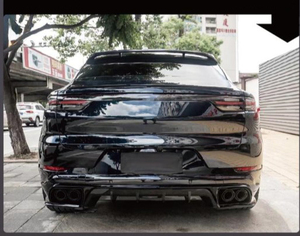 Cayenne 2018 2023สไตล์ TKT ชุดบอดี้วัสดุ PP กันชนหน้าหลังสปอยเลอร์สปอร์ต - Product Image 6