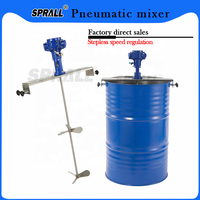 Mélangeur horizontal à agitation haute efficacité SPRALL de 60 gallons pour produits chimiques et plastiques, matériau SUS304/SUS316, niveau de sécurité élevé