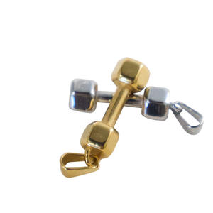 Divers breloques de sport en acier inoxydable PVD 18K | Football, basket-ball, football, tennis, golf, baseball | Pendentif de fabrication de bijoux bricolage - Product Image 6