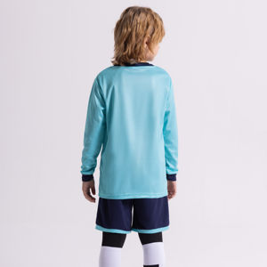 メンズレトロサッカージャージーセット冬用トレーニングショーツ付きカスタムOEM時間配達 - Product Image 4