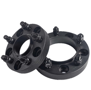 Jantes LeGood en alliage d'aluminium 6061 moletées, noires, 30 mm, 6 goujons, 6x139,7 mm, 5,5 M12x1,5, trou central de 106 mm avec boulons de grade 12,9 - Product Image 1