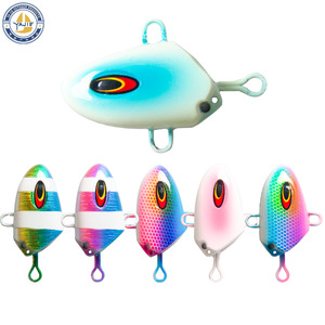 Señuelo de pesca Yajie Jigging de 100g, 150g, 200g, 250g, 300g, que brilla en la oscuridad, para pesca en agua salada de pez cuchillo, pez cinta y pargo. - Product Image 2