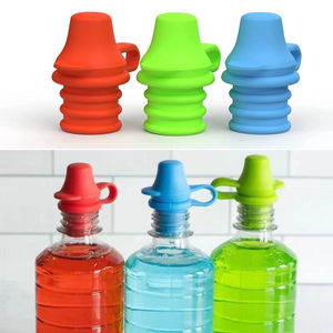 Adaptador de Boquilla de Silicona para Botella, Portátil, Antiderrames, para Niños de 2 a 4+ Años, Modelo LM25093, Marca LM - Product Image 1