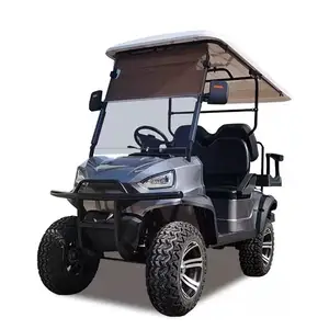 Hot sale 2+2 seater 4x4 electric golf cart lithium battery Street legal golf carts lifted golf Buggy Hunting club car