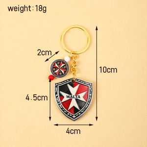 Fabricant en gros de porte-clés en résine 3D peints aux UV, écologiques, cadeaux touristiques de <span class=keywords><strong>Malte</strong></span>, impression numérique personnalisée - Product Image 4