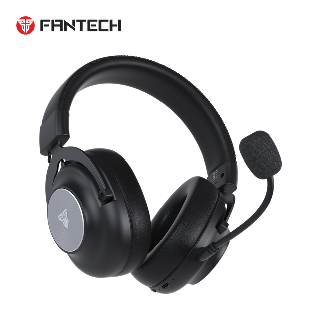 FANTECH WHG05 Wholesale Wireless BT Gaming Headset 50mm Driver Long Battery Dual Mic Lightweight Comfort Over Ear Headset