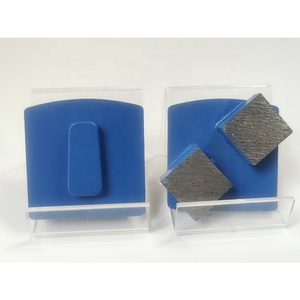 Hot Sale Double Square Segmente Diamant schleif schuhe Schleif pads für Betonboden maschinen - Product Image 1