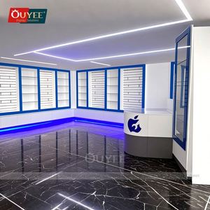 Trung quốc sản xuất điện thoại di động cửa hàng sửa chữa điện thoại Showcase điện thoại di động hiển thị bảng Glass cửa hàng điện thoại di động hiển thị Showcase - Product Image 4