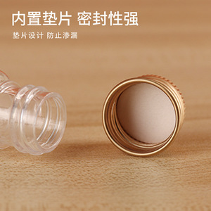 Botellas de Plástico Transparente con Tapa de Aluminio de 3ml y 500ml, Botellas de Laboratorio para Dispensar y Muestrear, Botellas PET con Boca Pequeña y Sellado - Product Image 4