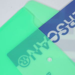 Xj845 Pp Plastic A4 Size Paper Cover Folder Zipper Bags Letter Style <b>File</b> <b>Document</b> Bag - Product Image 2