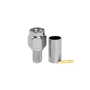 Conector RF Macho de Latón para <span class=keywords><strong>Cable</strong></span> <span class=keywords><strong>Coaxial</strong></span> LMR200 RG58 RG223 RG400, <span class=keywords><strong>Componentes</strong></span> Electrónicos con Buen Rendimiento de Blindaje de Fábrica - Product Image 4