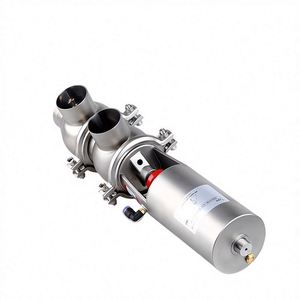 Valvola mista pneumatica in acciaio inossidabile valvola a prova di miscela sanitaria DN80 con posizionatore intelligente - Product Image 3