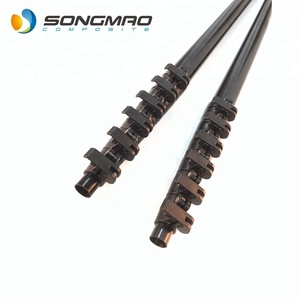 Nhỏ Nhỏ Rãnh Nhựa Kính Thiên Văn Ống Ba Lan Rod Modular Sợi Carbon Kính Thiên Văn Cực 9M 6 80 Ft 20Mtr Mỏng - Product Image 5