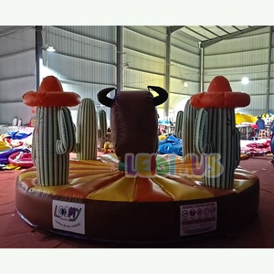 Thiết kế mới Inflatable cưỡi Bull trò chơi bơm hơi thể thao trò chơi tương tác Inflatable PVC trò chơi - Product Image 5