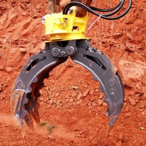 Scie à grappin rotative TDC la plus vendue pour excavatrice forestière - Coupe-bois hydraulique avec cylindre de serrage - Product Image 4