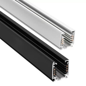 Usine nouveau design personnalisé monté en surface en aluminium 6 fils DALI système d'éclairage sur rail décoration d'éclairage sur rail - Product Image 4