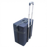 Cosee 2030 Valise de présentation portable classique pour lunettes optiques et de soleil, avec roulettes