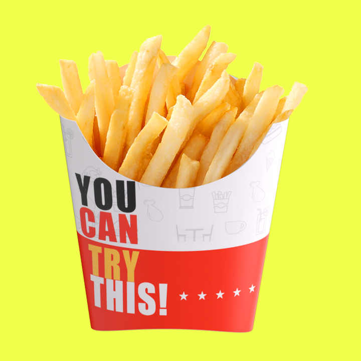 Custom Printed Burger French Fries Takeaway Packaging Box for Fast Food ...