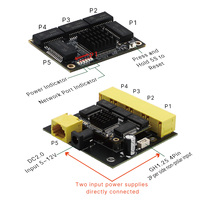 Module de commutation Ethernet industriel intelligent YINUO-LINK YN-SG10501 10 Gbit/s 5 ports sans identification VLAN empilable 2K adresses MAC 5~15V