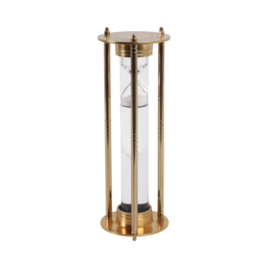 Decorative Hourglass Modern Glam Sand Timer Metal Glass Design For Home Office Bathroom Decor - Product Image 4
