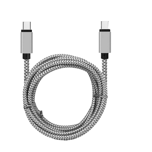Magnetic Nylon Braided Fast Charger Cable 60W with 3A Fast Charging for iPhone 15 USB-C to for and Computer Use