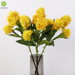 Artificial Floral <b>Flowers</b> Three Forked Taro Fruits High Simulation Wedding Home Decor Plastic <b>Silk</b> 58cm Long - Product Image 5