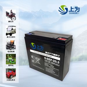 แบตเตอรี่รถจักรยานยนต์ไฟฟ้า Shangwei รุ่น 6-DZF-20.3 12V 20.3Ah VRLA สำหรับสกู๊ตเตอร์และจักรยาน - Product Image 4