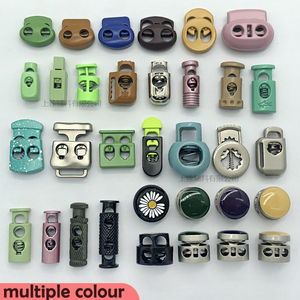 Hebillas de Cordón de Aleación de Zinc de Diseño Personalizado, Libres de Níquel, con Bloqueo de Resorte - Product Image 2