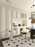 Meuble de rangement pour vaisselle de style français, personnalisable en couleur, écologique, durable, structure démontable, pour salle à manger et buffets