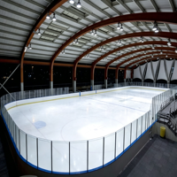 Structure en acier galvanisé anti-corrosion de haute qualité à grande portée pour la construction de patinoires intérieures