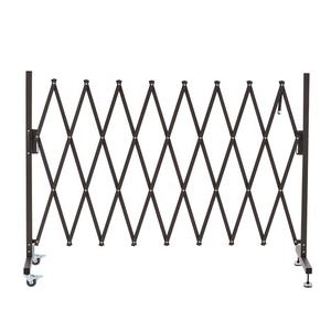 Barrera Metálica Expandible para Perros, Valla Plegable para Mascotas de Interior y Exterior, Barrera Portátil con Ruedas - Product Image 1