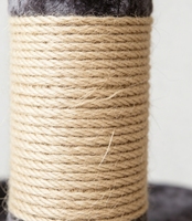 Arbre à chat multi-niveaux avec condo, hamac, poteaux à gratter en sisal et jouet interactif pour familles multi-chats