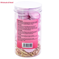 BATHRANI 250g Bain moussant à la rose avec pédicure Nettoyage Désinfection Gel pour les ongles Hydratant Utilisé